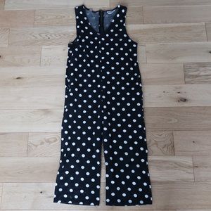 Navy blue/white polka dot jumpsuit